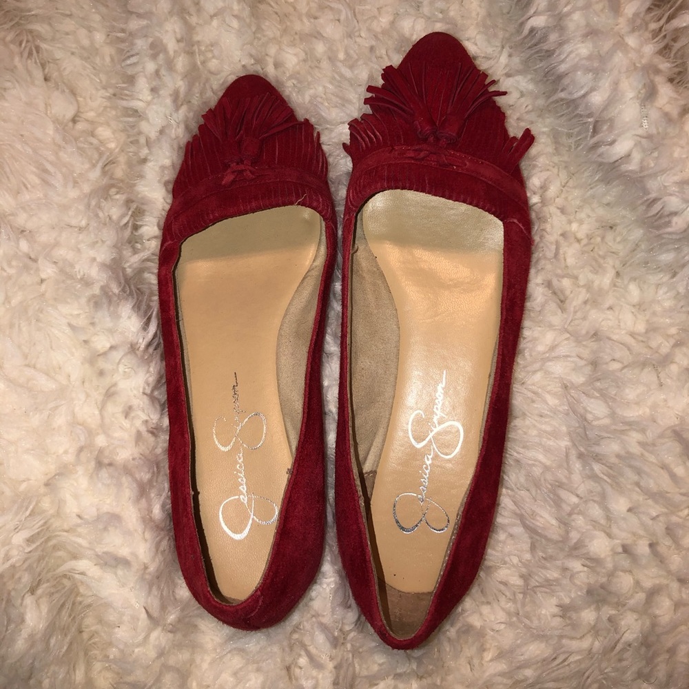 Poppy Red Flats